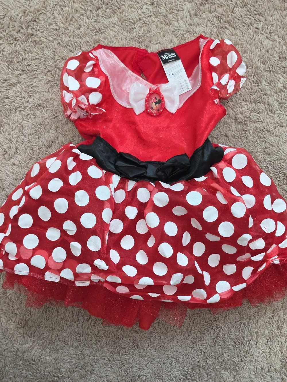 Red Polka Dot Kids Costume Dress